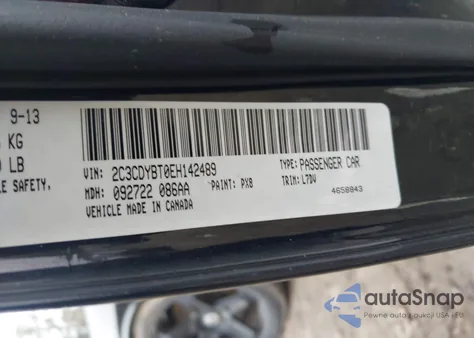 2014 Dodge Challenger R/T из США, поврежденный, VIN 2C3CDYBT0EH142489